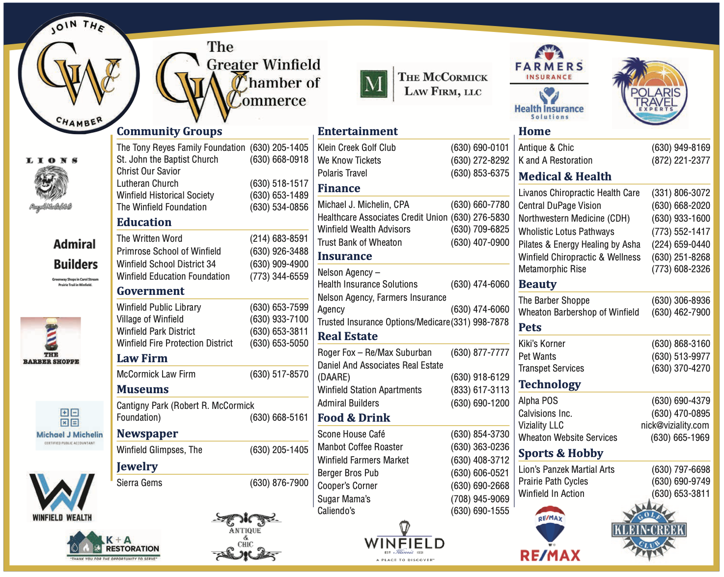 Winfield Glimpses - WCC - 2026